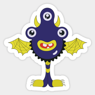 funny monster Sticker